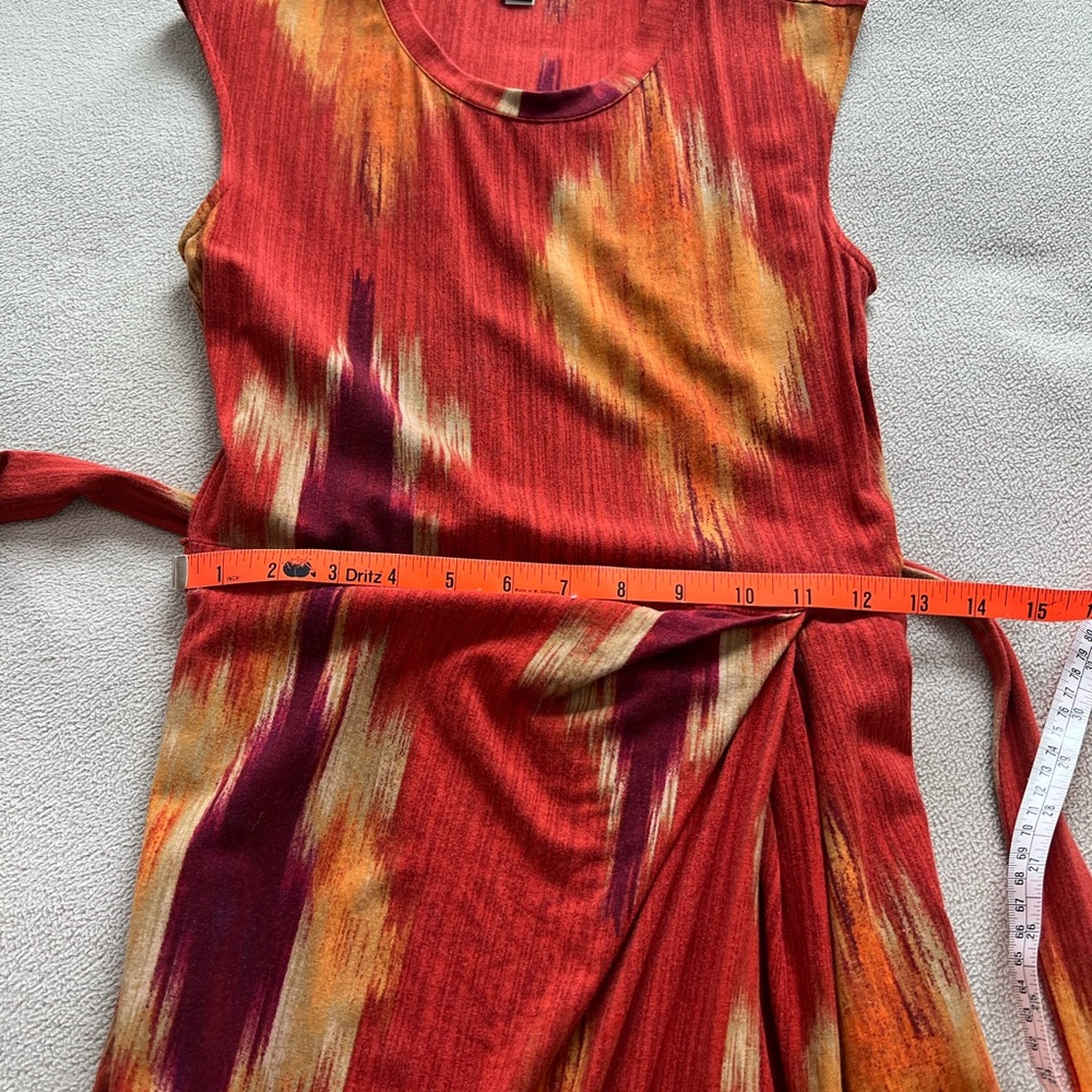Lauren Ralph Lauren Geo-Print Belted Jersey Tee Dress - Picture 7 of 8